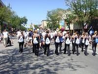 Walking the parade